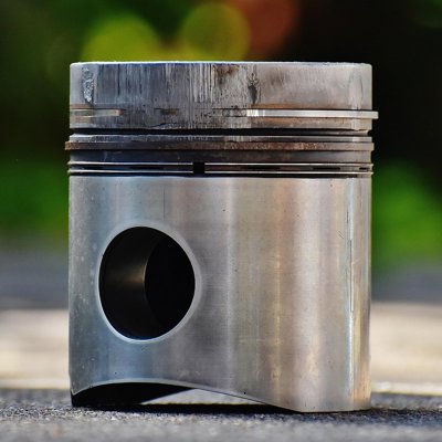 Engine Piston with Rings, 79 mm