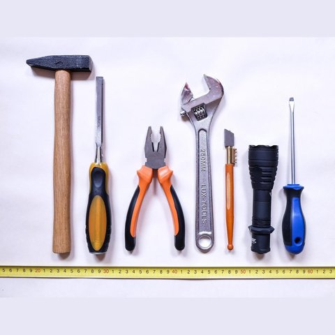 Mechanic Hand Tool Set, 8 Pieces