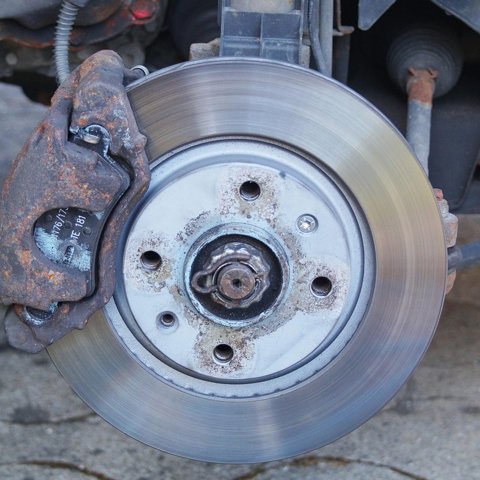 Vented Front Brake Disc Pair, 277 mm